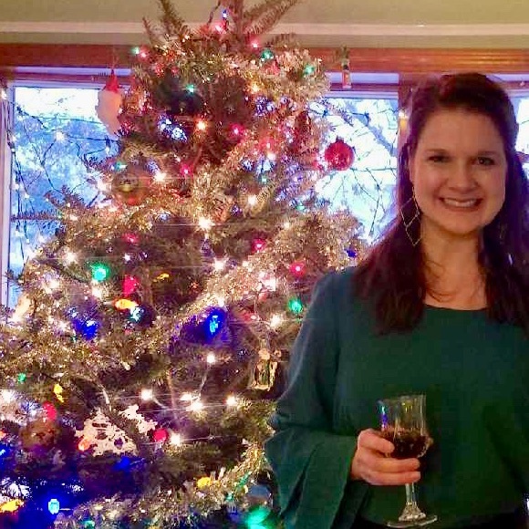 Green shift dress with ruffle sleeves - Picture 4 of 4